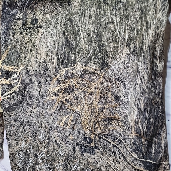 Magellan Mossy Oak Youth XS Long Sleeve Mesh Wicking Hunting Brush NWT Camo - Picture 4 of 8